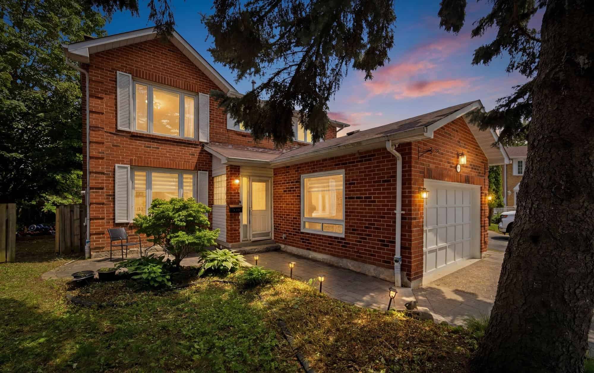 13 Flowers Cres, a detached home on a pie-shaped lot in South Ajax, sold by Laura McBride, Ajax REALTOR® with Revel Realty