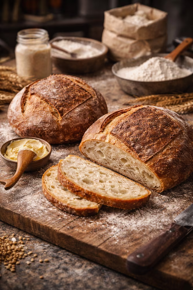 Concept image representing bakery and production capability at the restaurant and catering business