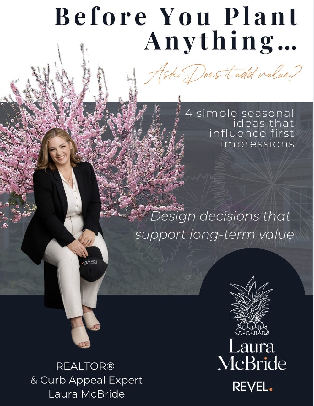 Cover of Laura McBride's Curb Appeal and Seasonal Planting Guide, Revel Realty Inc., Brokerage