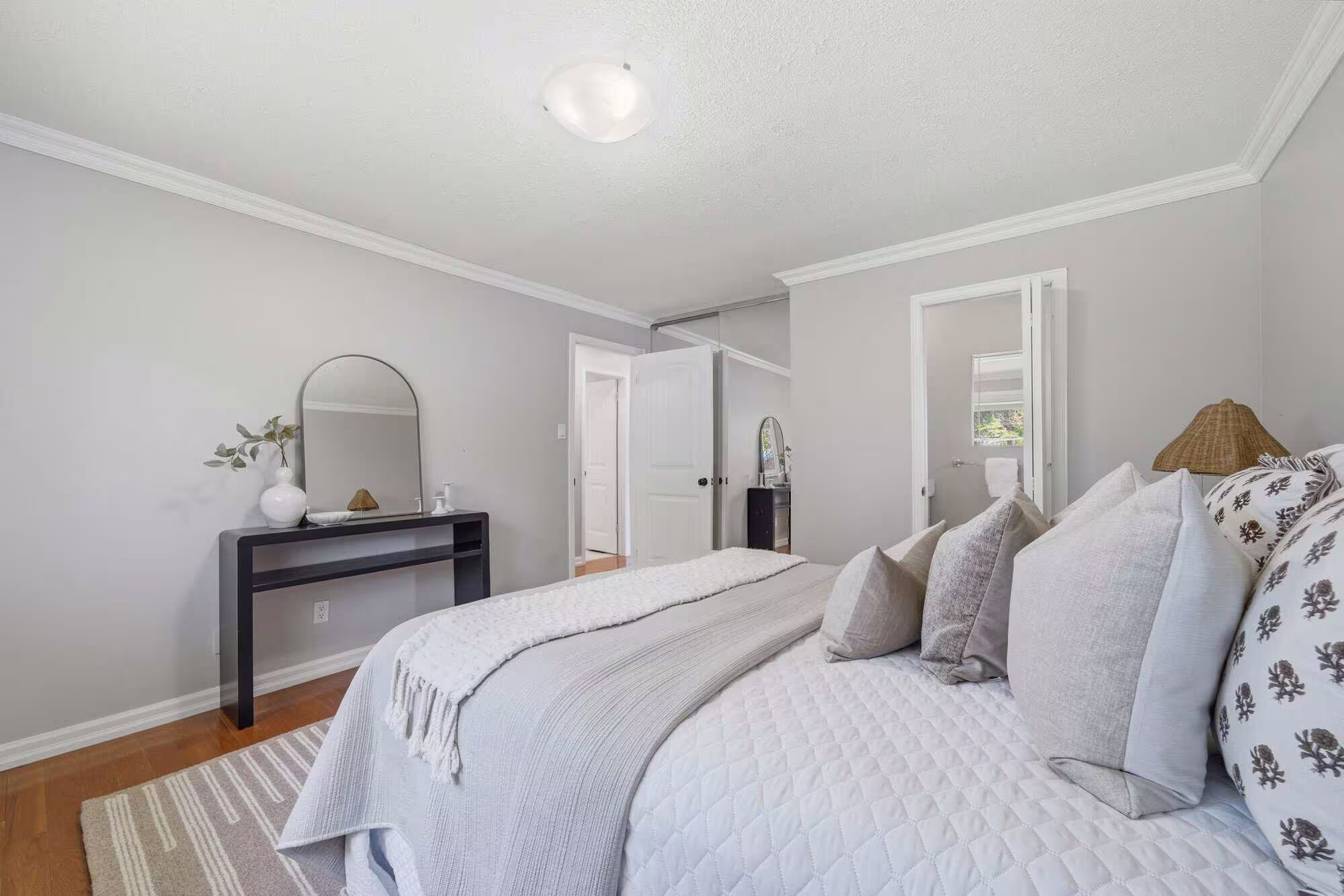 Primary bedroom detail at 39 Anstead Crescent, South Ajax