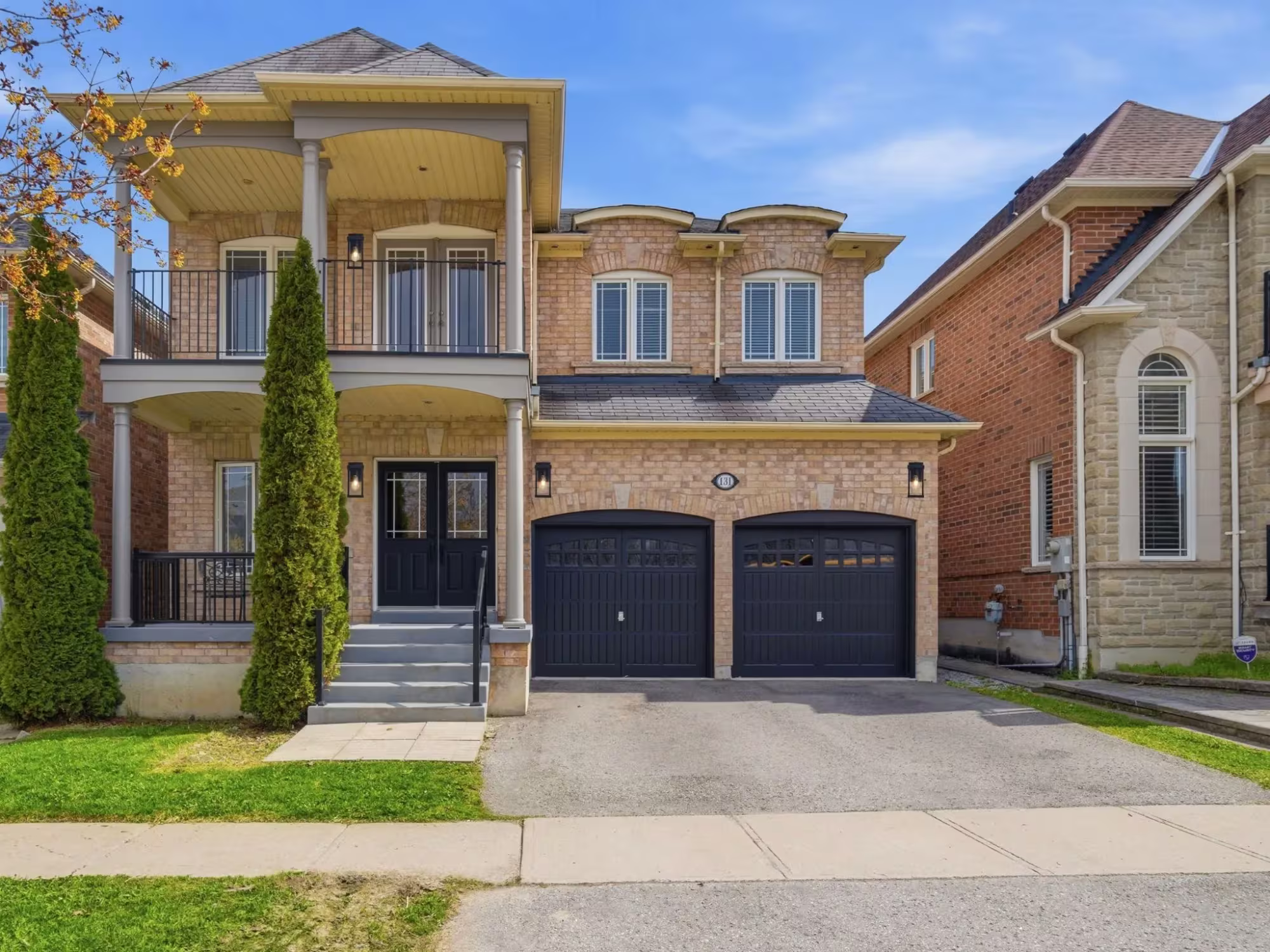A two-storey detached home with double garage and covered porch in Northeast Ajax