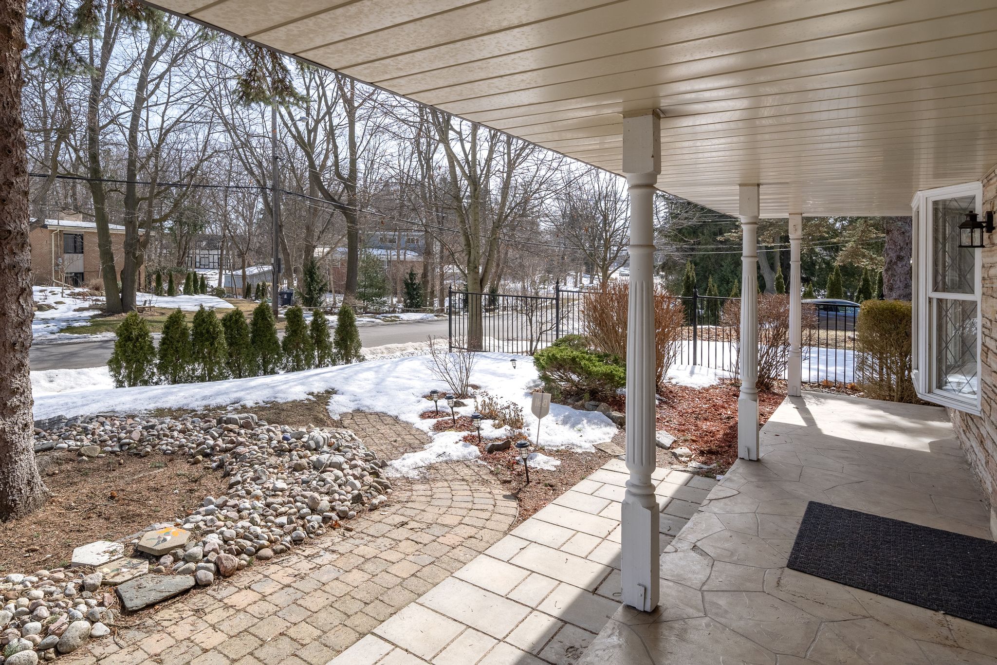38A Deep Dene front porch looking south east