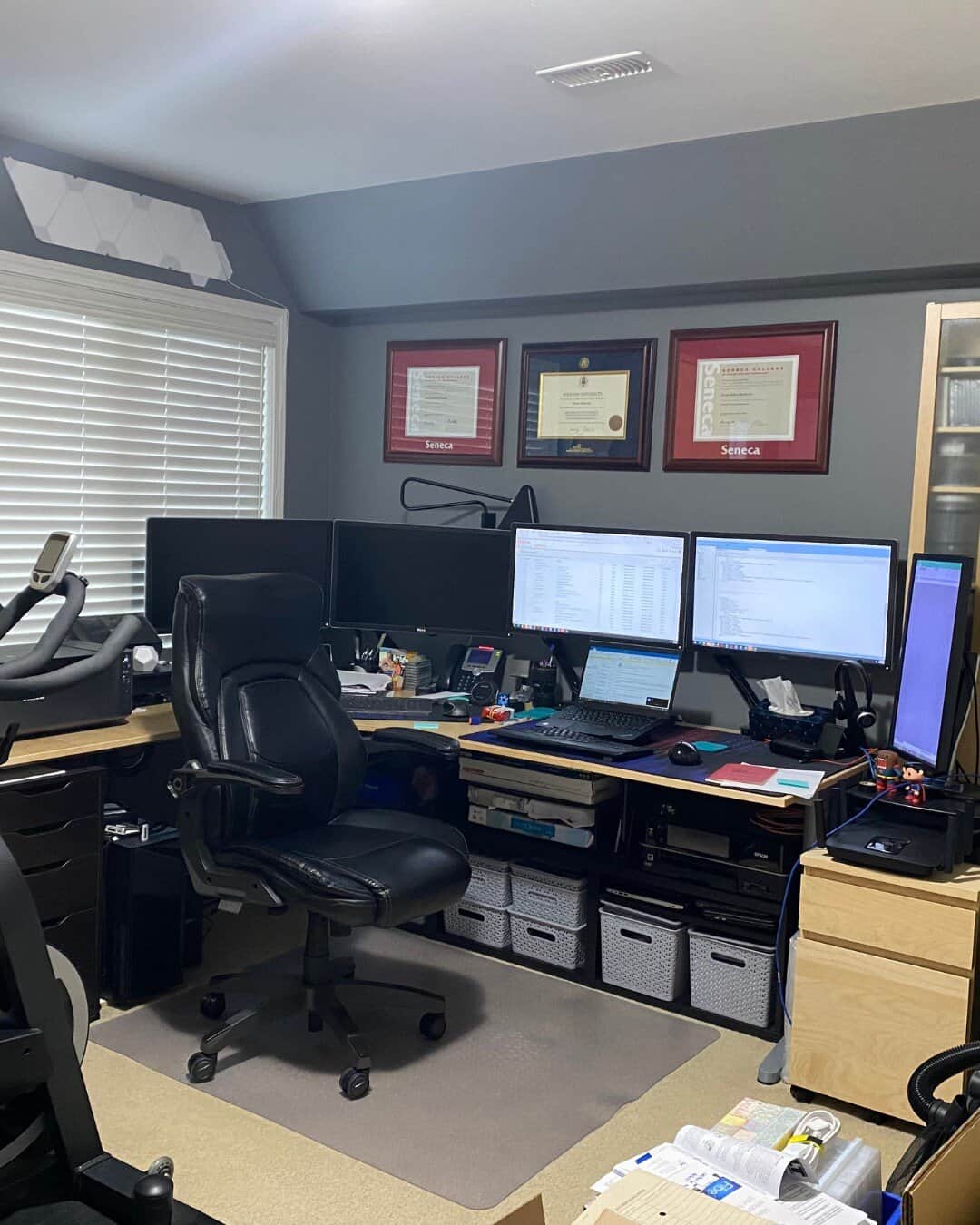 This busy working office gets a home staging before and after makeover to appeal to the most buyers.