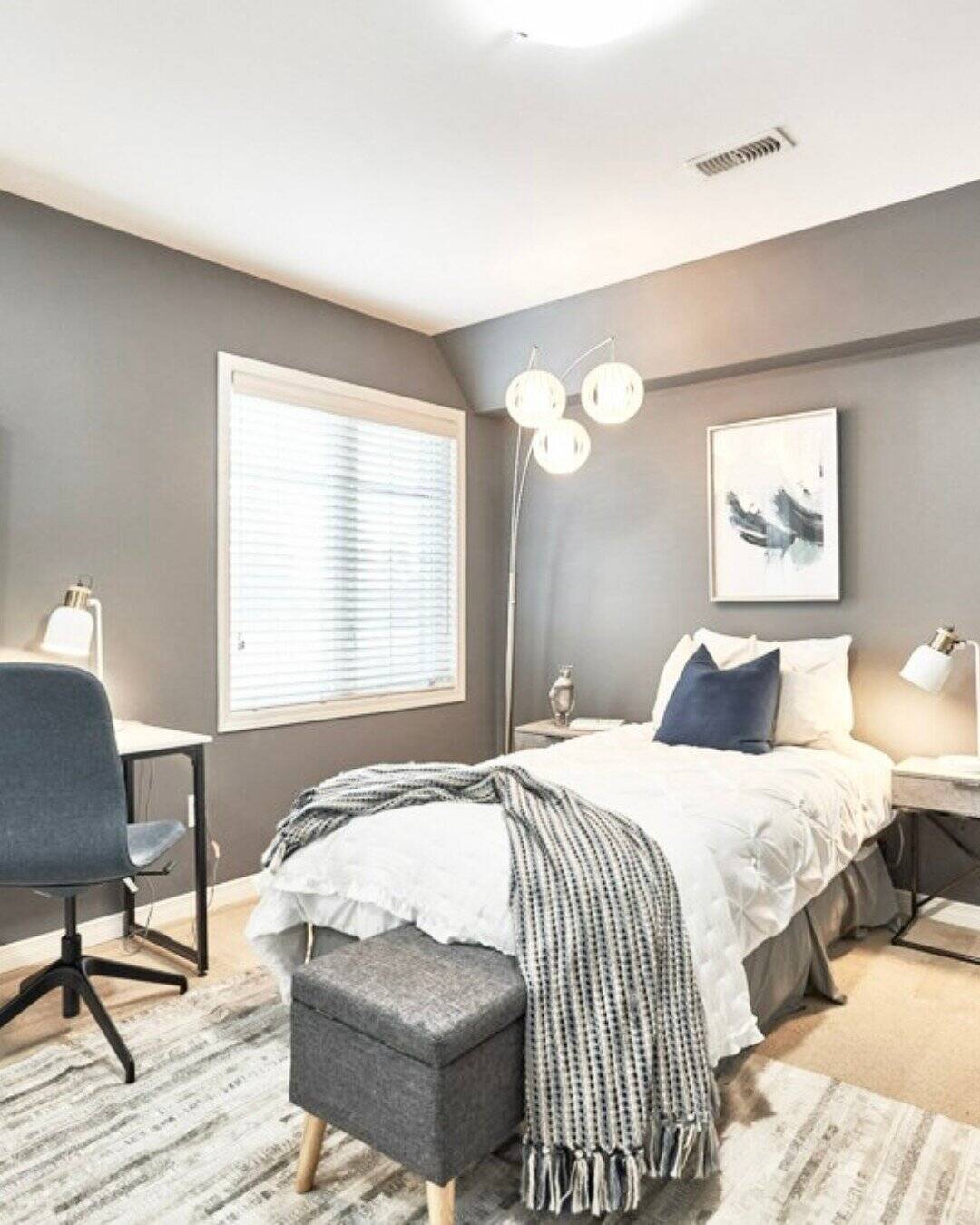Home Staging Before And After Office To Guest Room Transformation