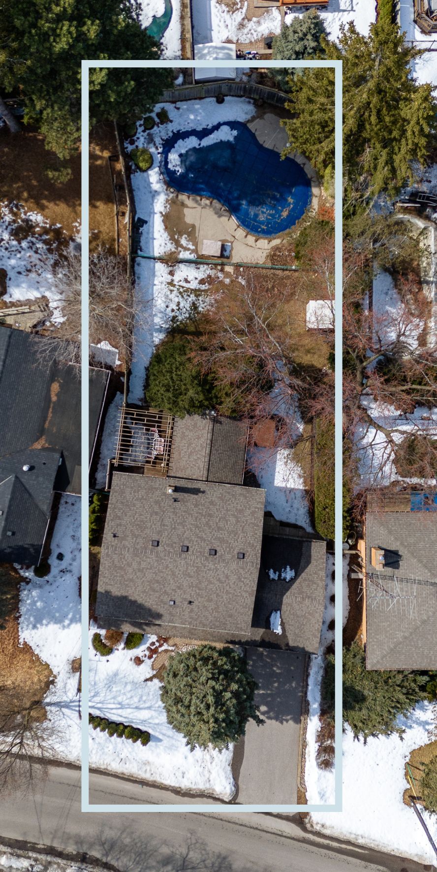 Aerial image of 38A Deep Dene in Highland Creek Scarborough
