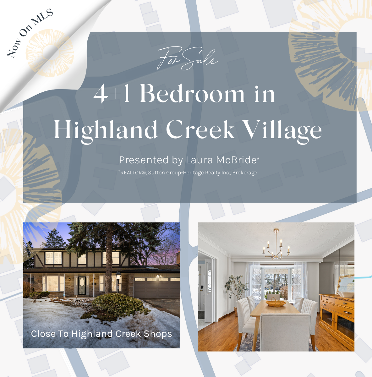 A Feature Image collage of 38A Deep Dene Dr. Highland Creek, Scarborough.