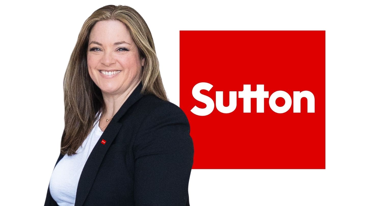 Laura-McBride-Realtor-Sutton-Group-Heritage-Realty Laura McBride poses in front of the Sutton sign as a symbol of trust and integrity, part of the Privacy Policy.