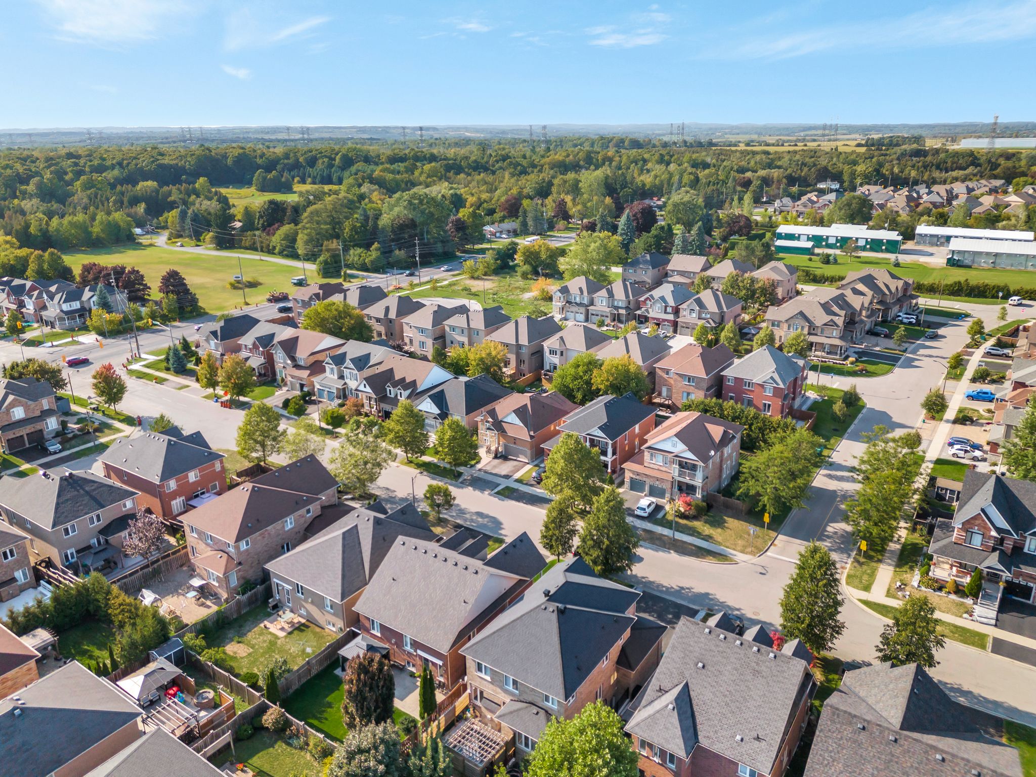 Aerial North West 14 Sleepy Hollow Pl Whitby ON