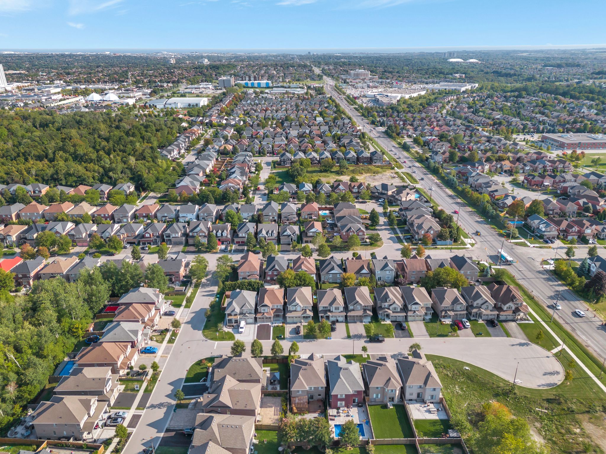 Aerial South 14 Sleepy Hollow Pl Whitby ON