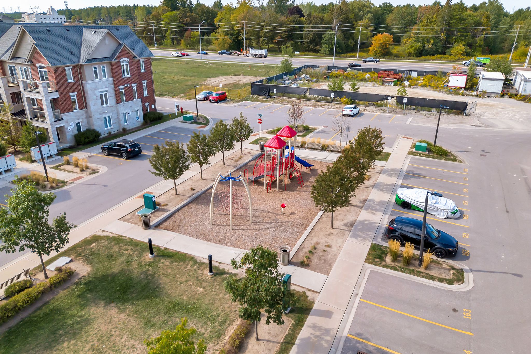 Owned surface parking at 2598 William Jackson Dr Pickering.