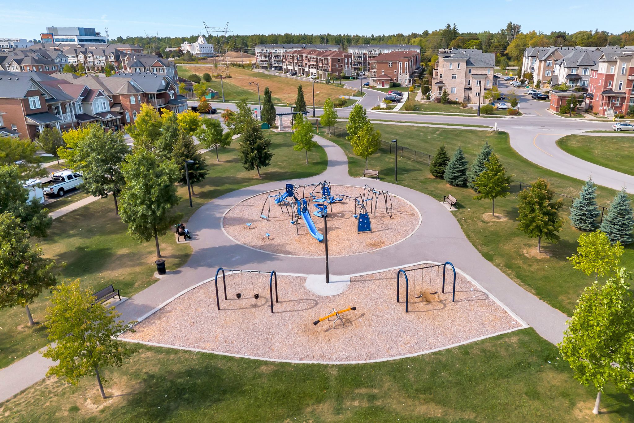 playground-2598-William-Jackson-Dr-Pickering-ON Playground and park area near 2598 William Jackson Dr Pickering in Duffin Heights.