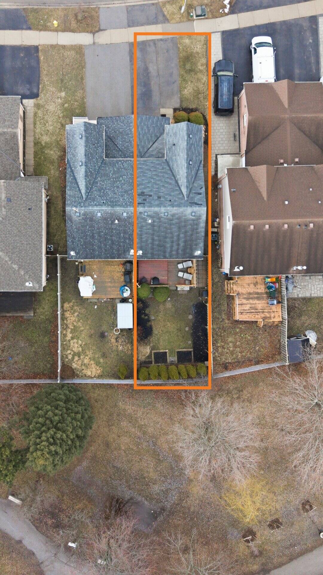 Aerial image of 38A Deep Dene in Highland Creek Scarborough