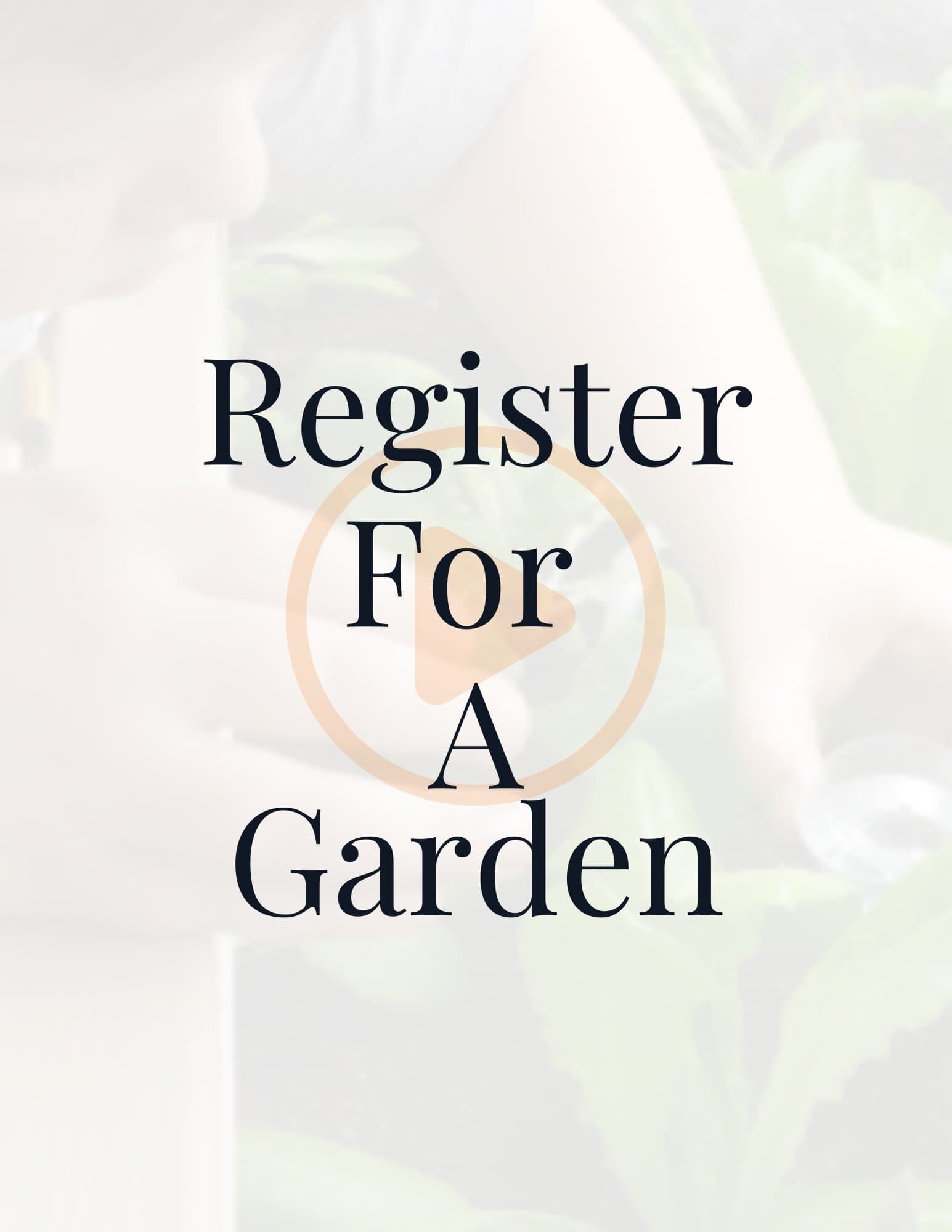 Register for a Junior Green Thumbs Classroom Garden, cover image that leads to a form