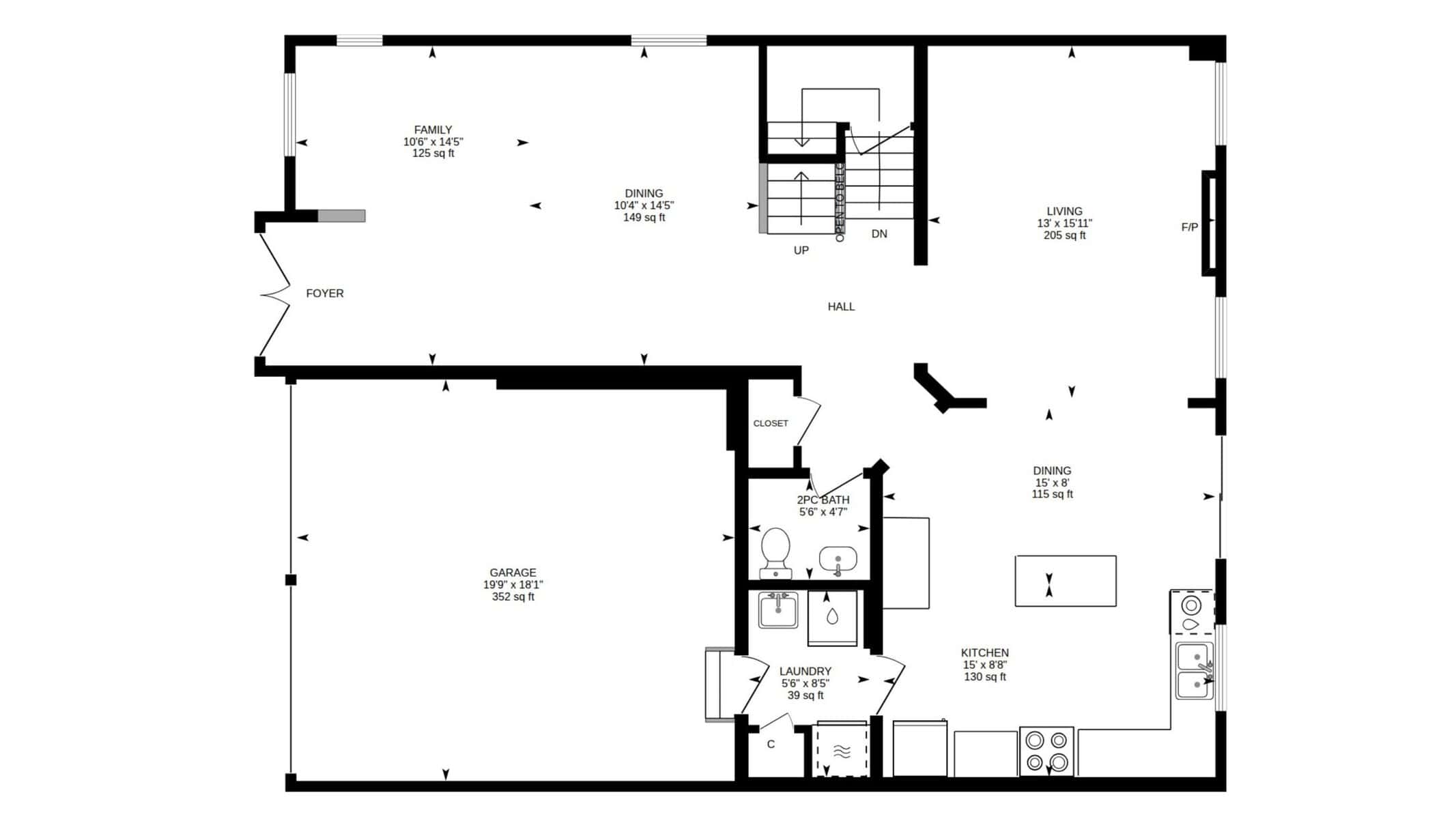 131 rushworth dr laura mcbride ajax realtor Main floor plans scaled