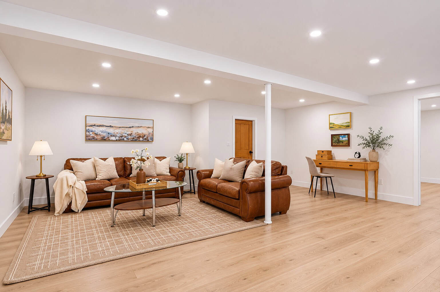 39 Anstead Cres basement flooring concept laura mcbride ajax realtor